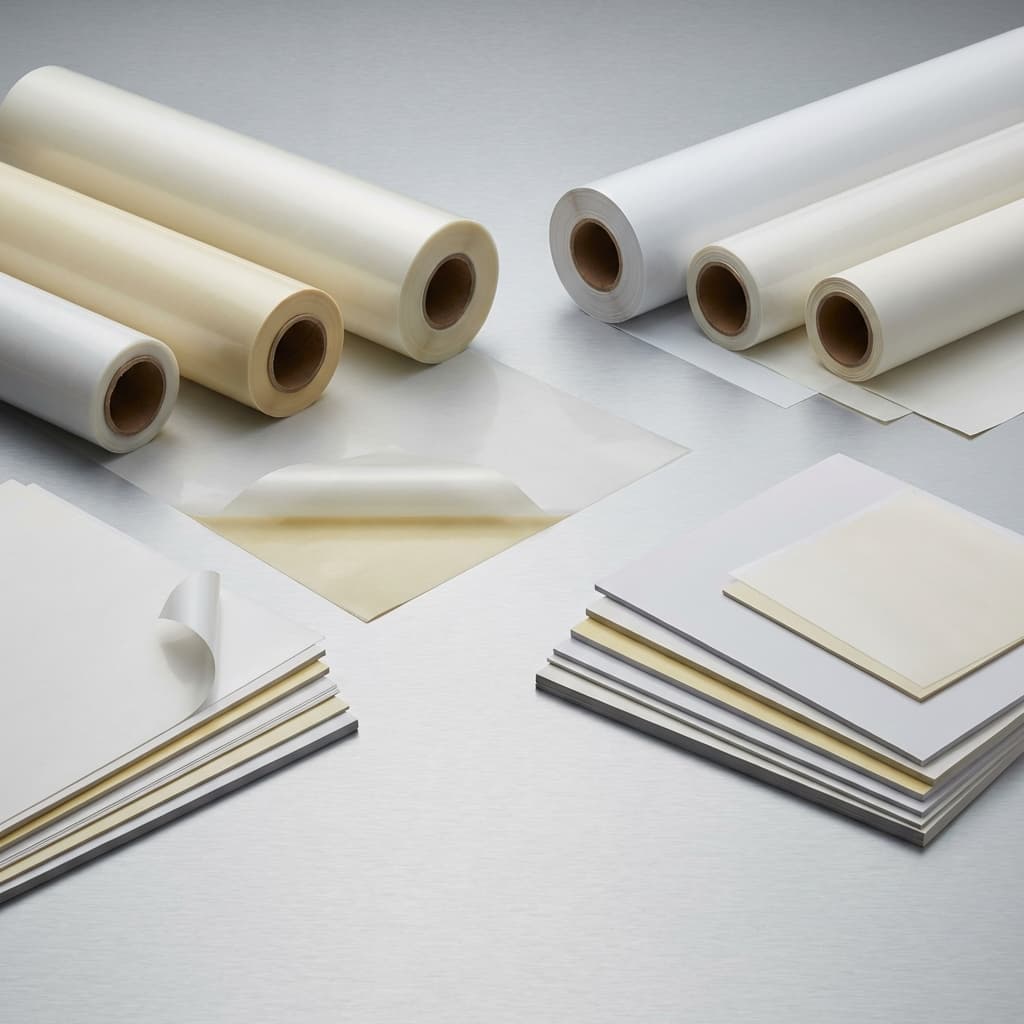 Protections de surface avec adhésif