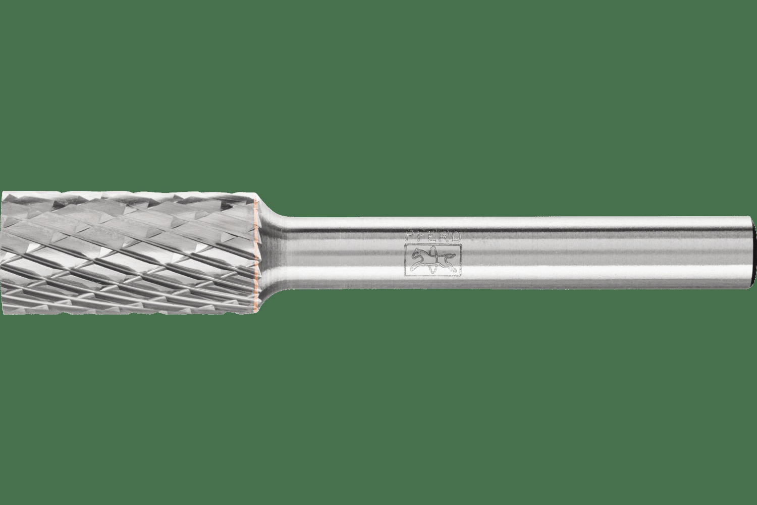 PFERD TOOLS Carbure Fraise SA-3 Cylindrique Uncut Bout TOUGH Double Coupe 3/8" x 3/4" x 1/4" tige