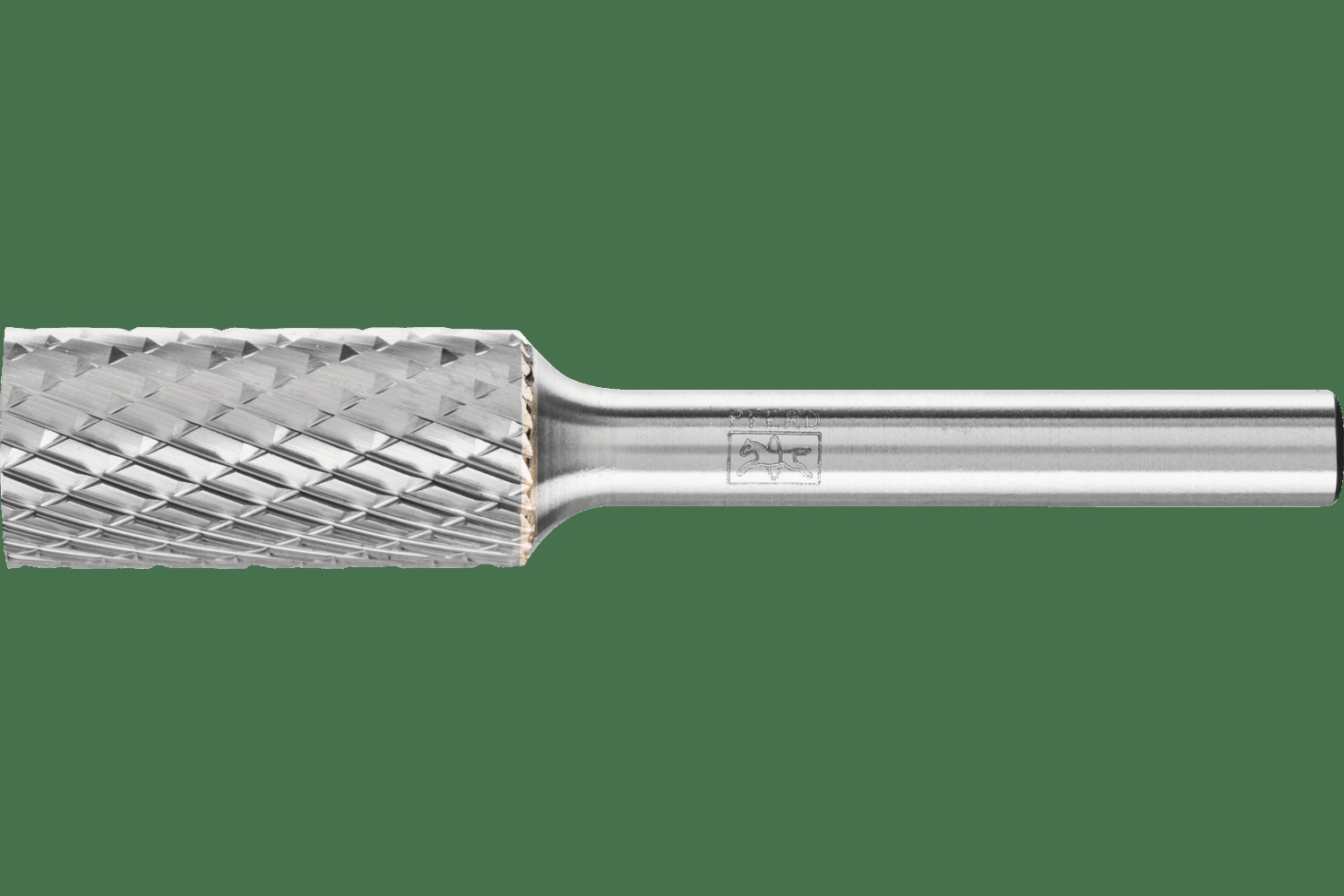 PFERD TOOLS Carbure Fraise SA-5 Cylindrique Uncut Bout TOUGH Double Coupe 1/2" x 1" x 1/4" tige