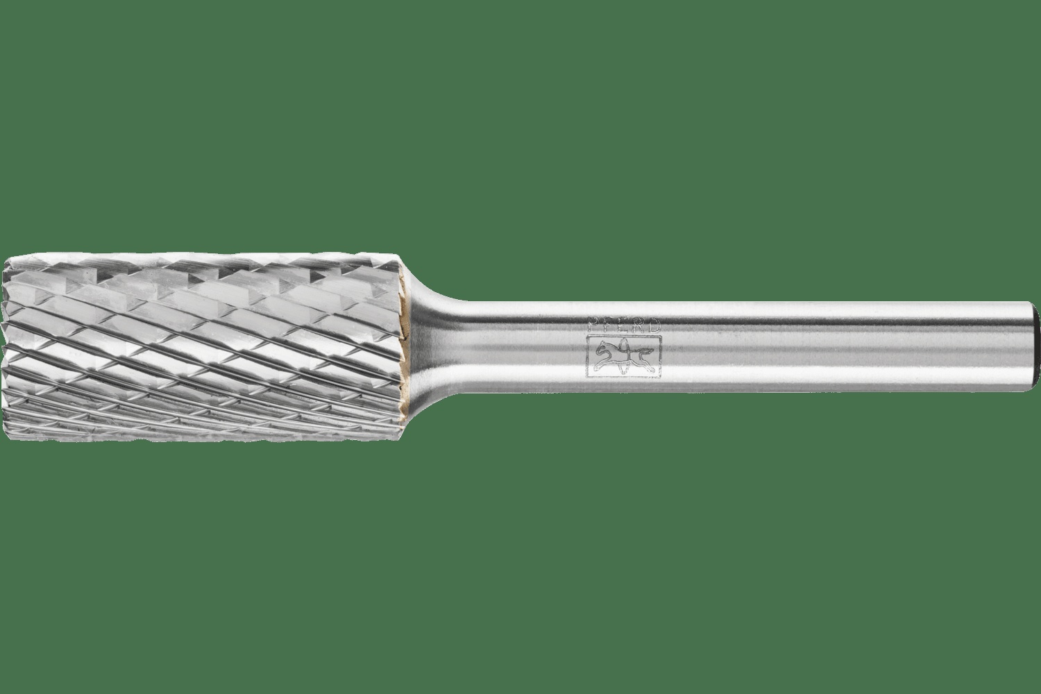 PFERD TOOLS Carbure Fraise SB-5 Cylindrique Bout Coupe TOUGH Double Coupe 1/2" x 1" x 1/4" tige
