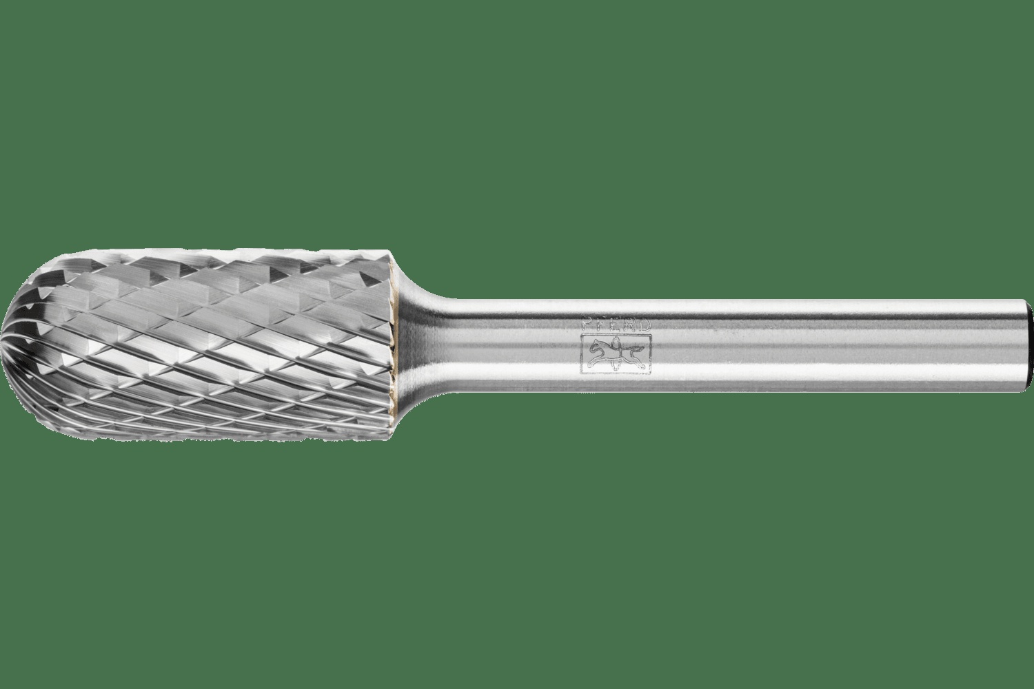 PFERD TOOLS Carbure Fraise SC-5 Cylindrique Radius Bout TOUGH Double Coupe 1/2" x 1" x 1/4" tige