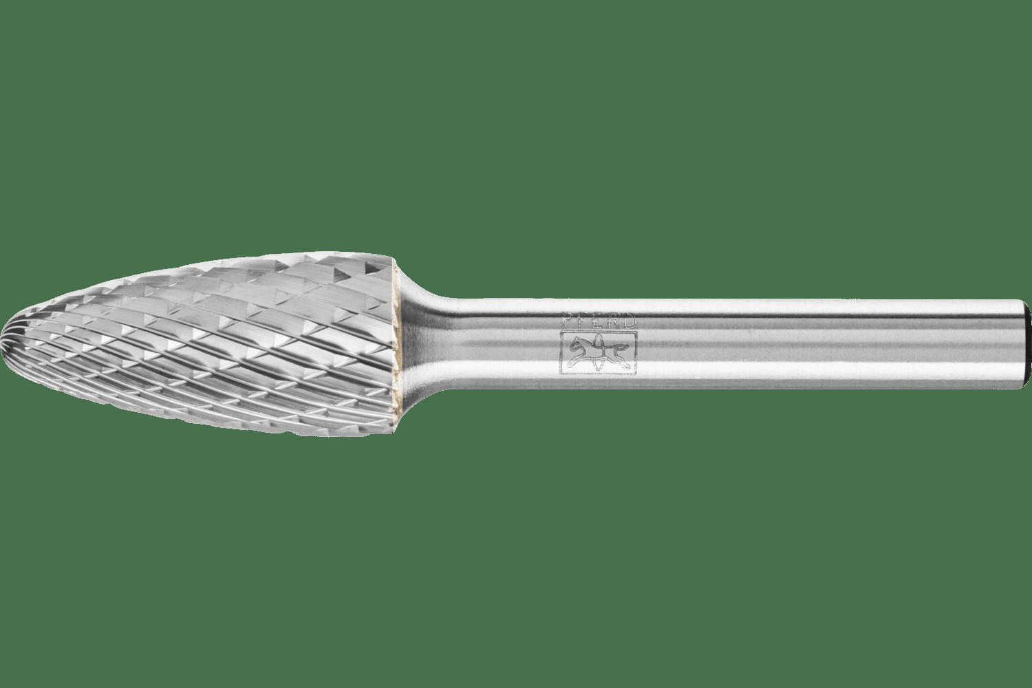 PFERD TOOLS Carbure Fraise SF-5 Tree Forme TOUGH Double Coupe 1/2" x 1" x 1/4" tige
