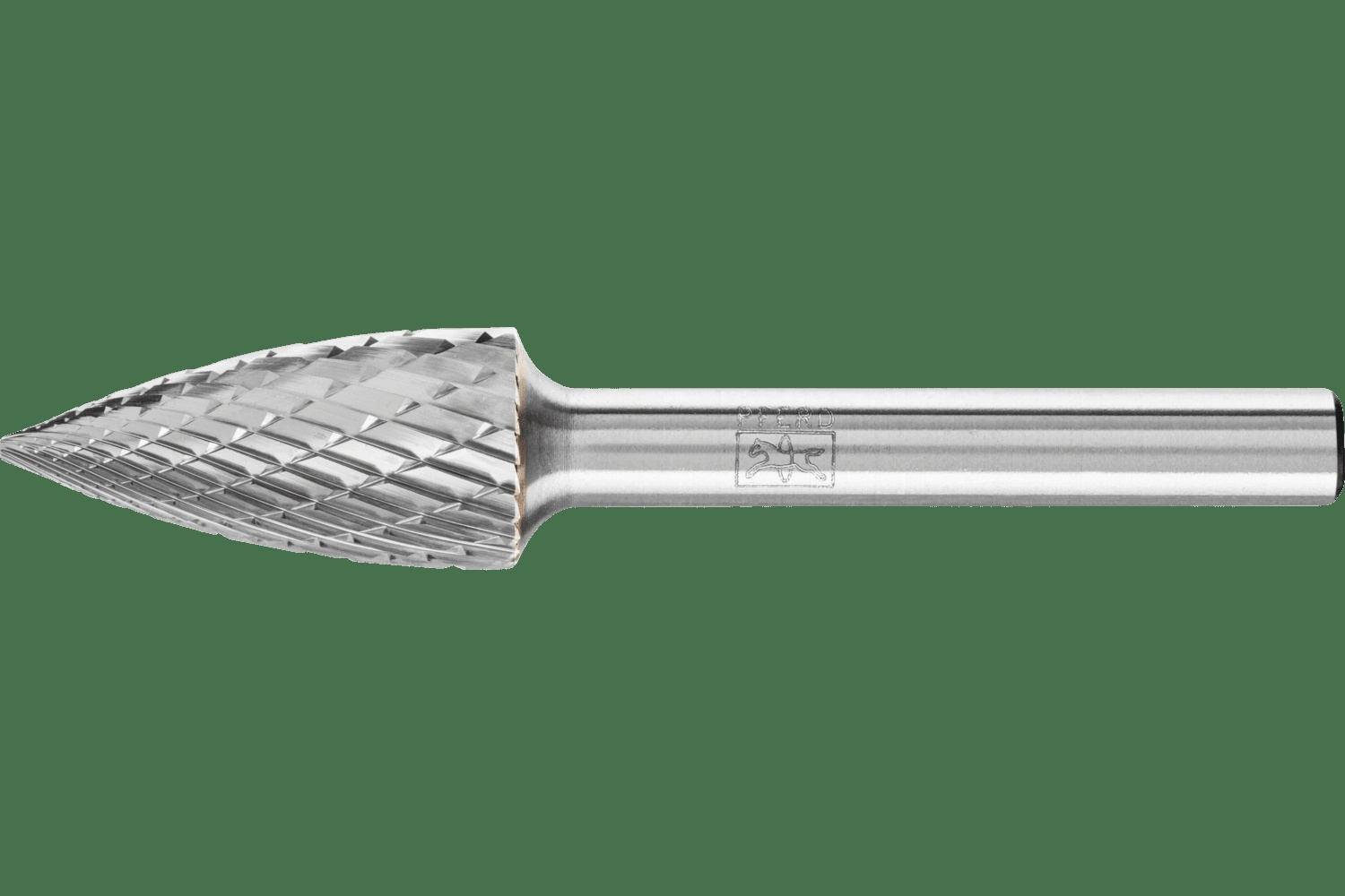 PFERD TOOLS Carbure Fraise SG-5 Pointed Tree Forme TOUGH Double Coupe 1/2" x 1" x 1/4" tige