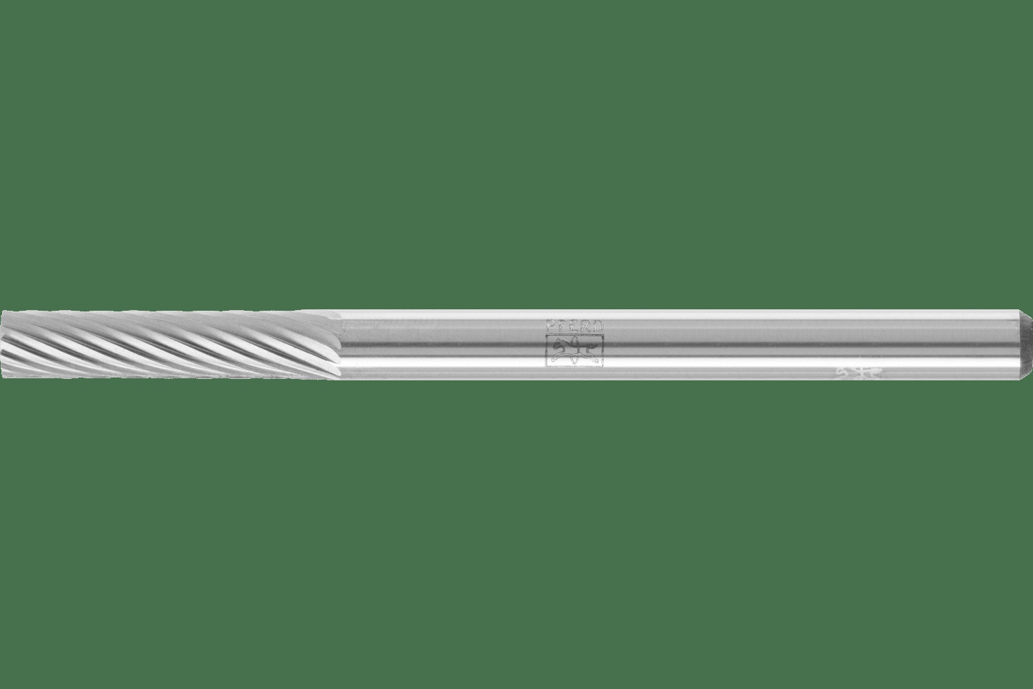 PFERD TOOLS Carbure Fraise SA-43 Cylindrique Uncut Bout Single Coupe 1/8" x 1/2" x 1/8" tige