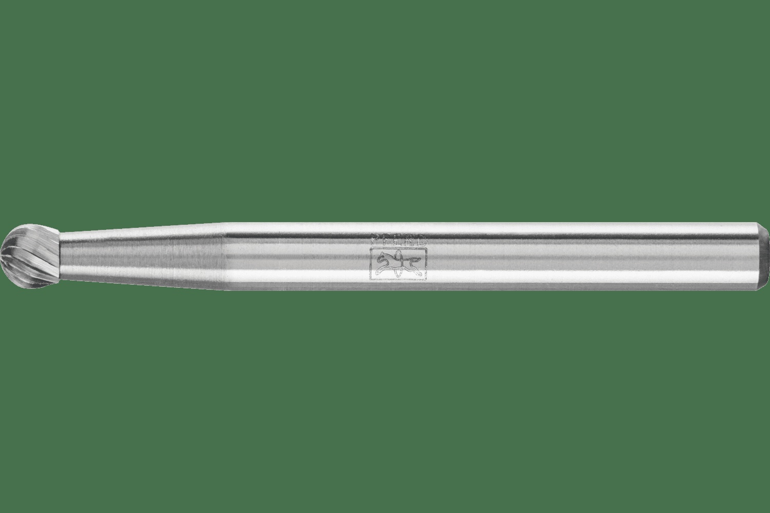 PFERD TOOLS Carbure Fraise SD-42 Ball Forme Single Coupe 1/8" x 3/32" x 1/8" tige