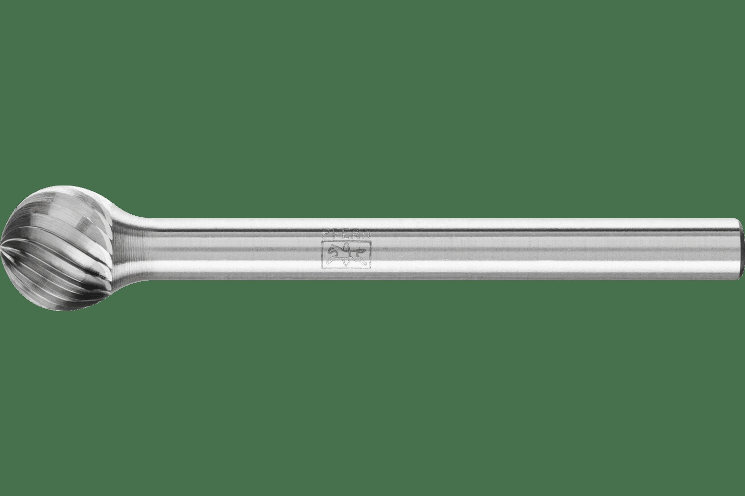 PFERD TOOLS Carbure Fraise SD-51 Ball Forme Single Coupe 1/4" x 3/16" x 1/8" tige