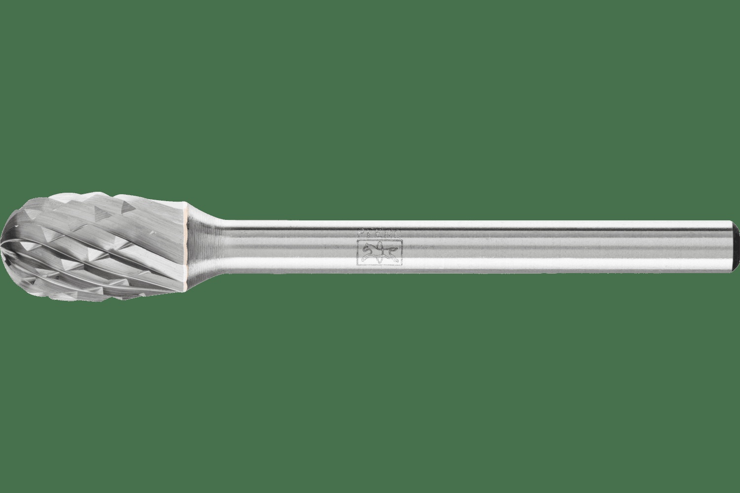 PFERD TOOLS Carbure Fraise SE-51 Oval Forme Double Coupe 1/4" x 3/8" x 1/8" tige