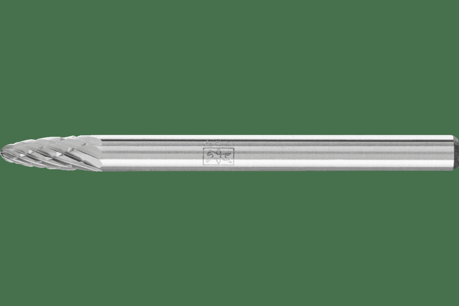 PFERD TOOLS Carbure Fraise SF-41 Tree Forme Double Coupe 1/8" x 1/4" x 1/8" tige