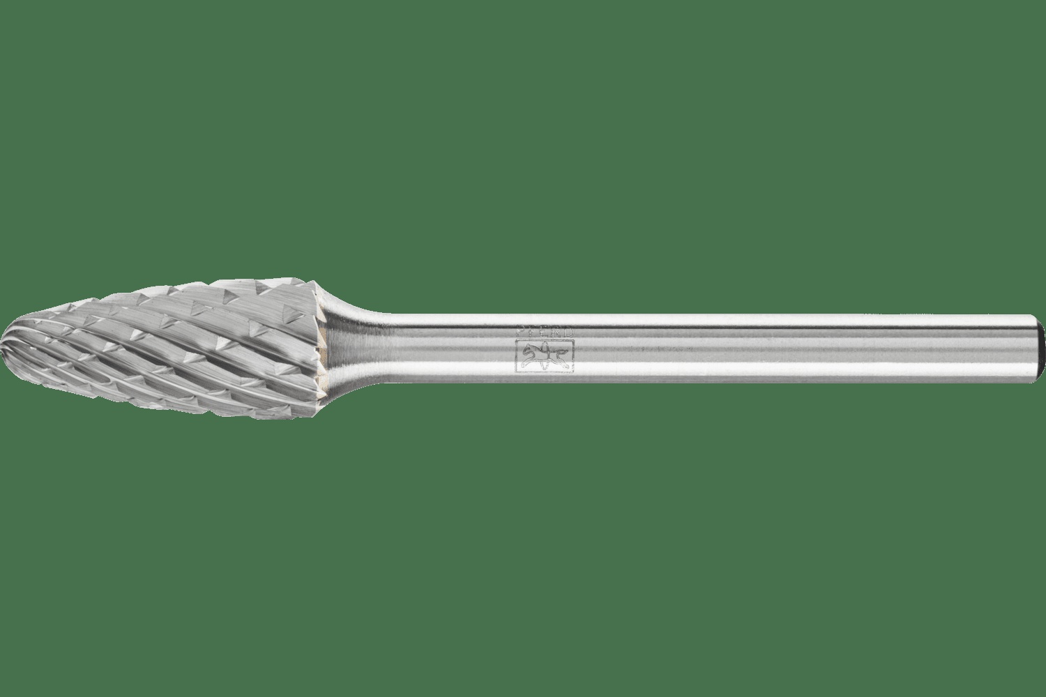 PFERD TOOLS Carbure Fraise SF-51 Tree Forme Double Coupe 1/4" x 1/2" x 1/8" tige