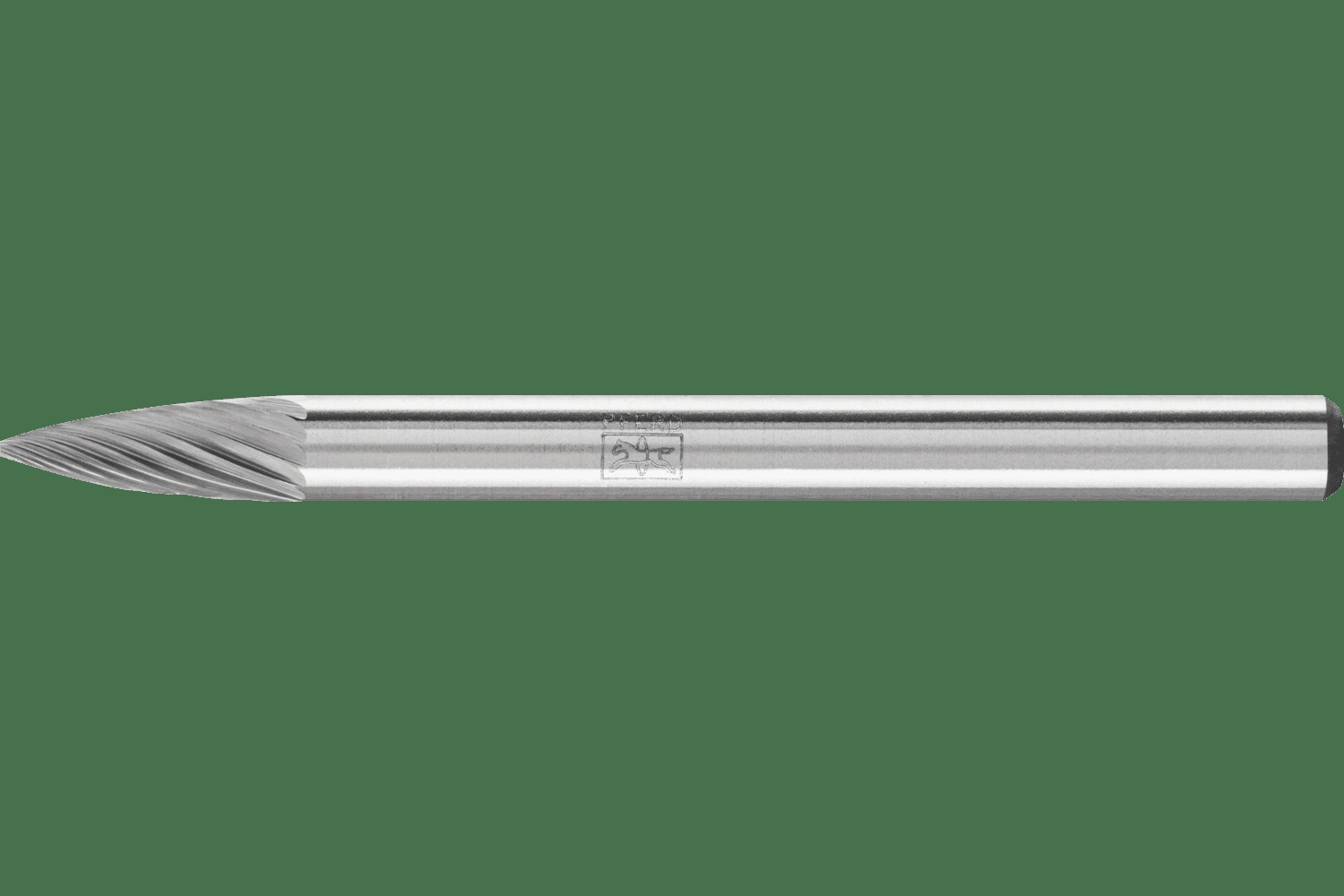 PFERD TOOLS Carbure Fraise SG-41 Pointed Tree Forme Single Coupe 1/8" x 1/4" x 1/8" tige