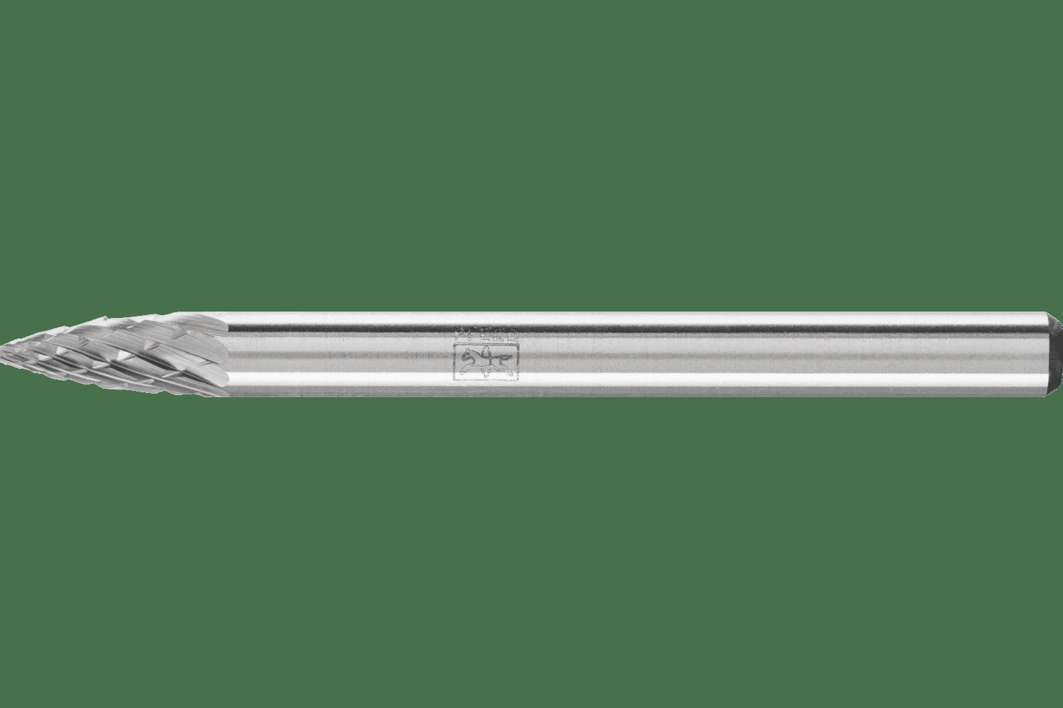 PFERD TOOLS Carbure Fraise SG-41 Pointed Tree Forme Double Coupe 1/8" x 1/4" x 1/8" tige