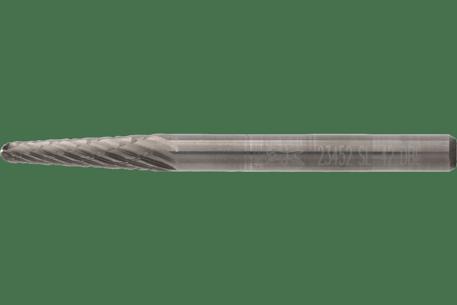 PFERD TOOLS Carbure Fraise SL-42 14° Taper Double Coupe 1/8" x 1/2" x 1/8" tige