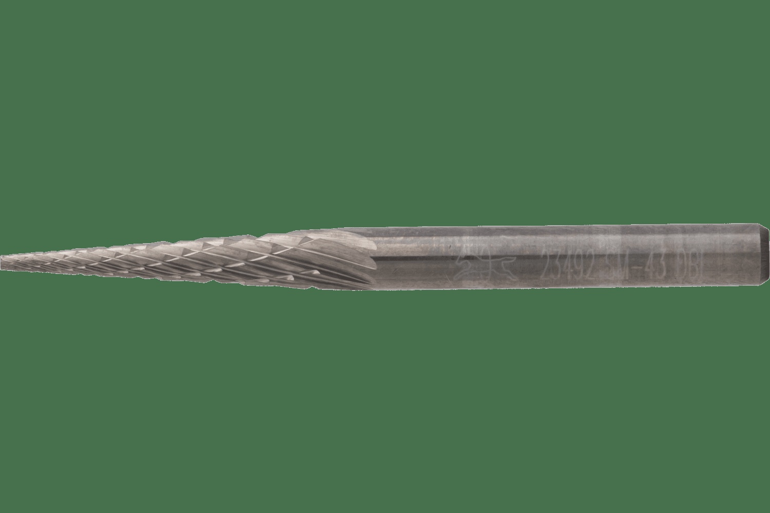 PFERD TOOLS Carbure Fraise SM-43 Pointed Cone Forme Double Coupe 1/8" x 5/8" x 1/8" tige