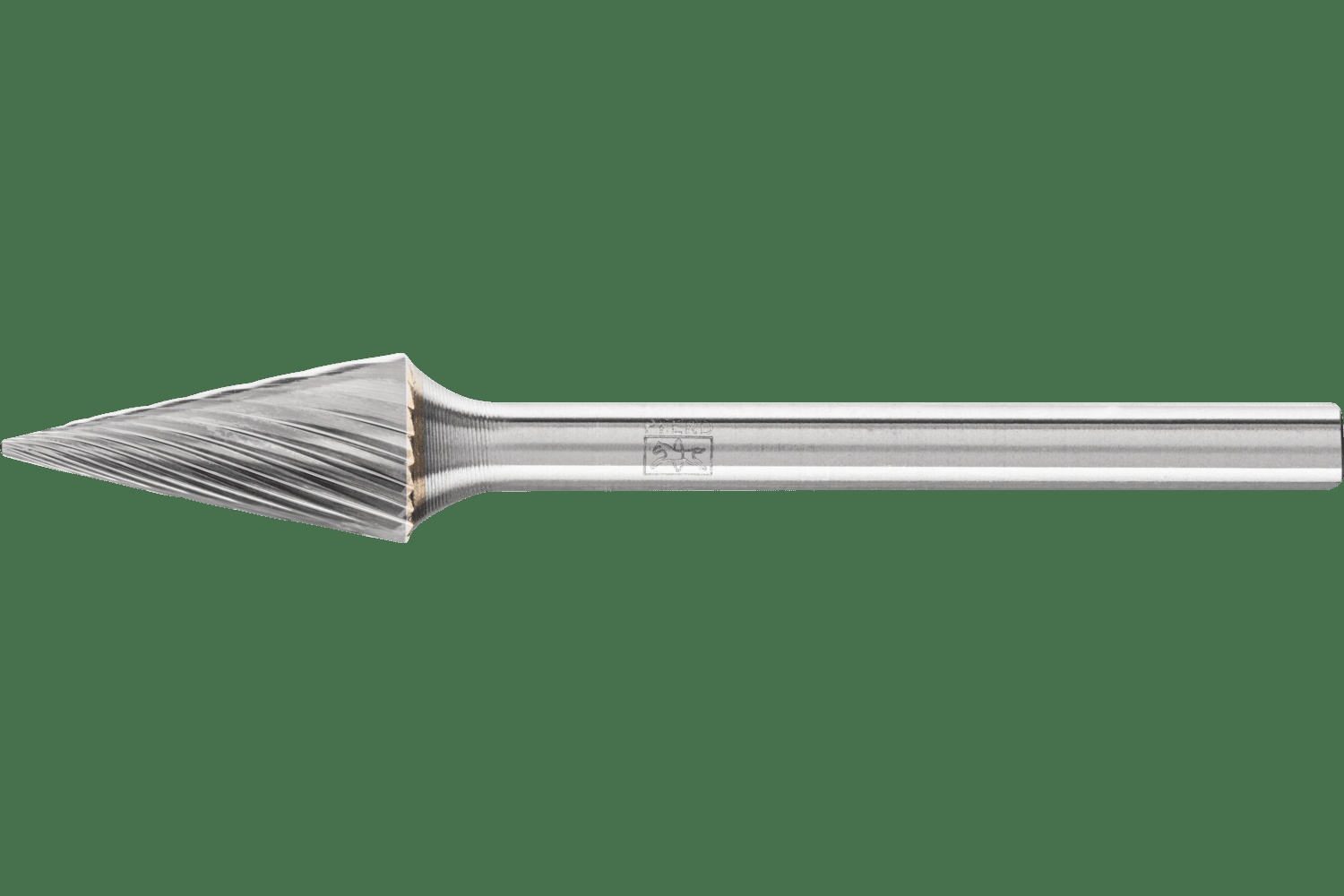 PFERD TOOLS Carbure Fraise SM-51 Pointed Cone Forme Single Coupe 1/4" x 1/2" x 1/8" tige
