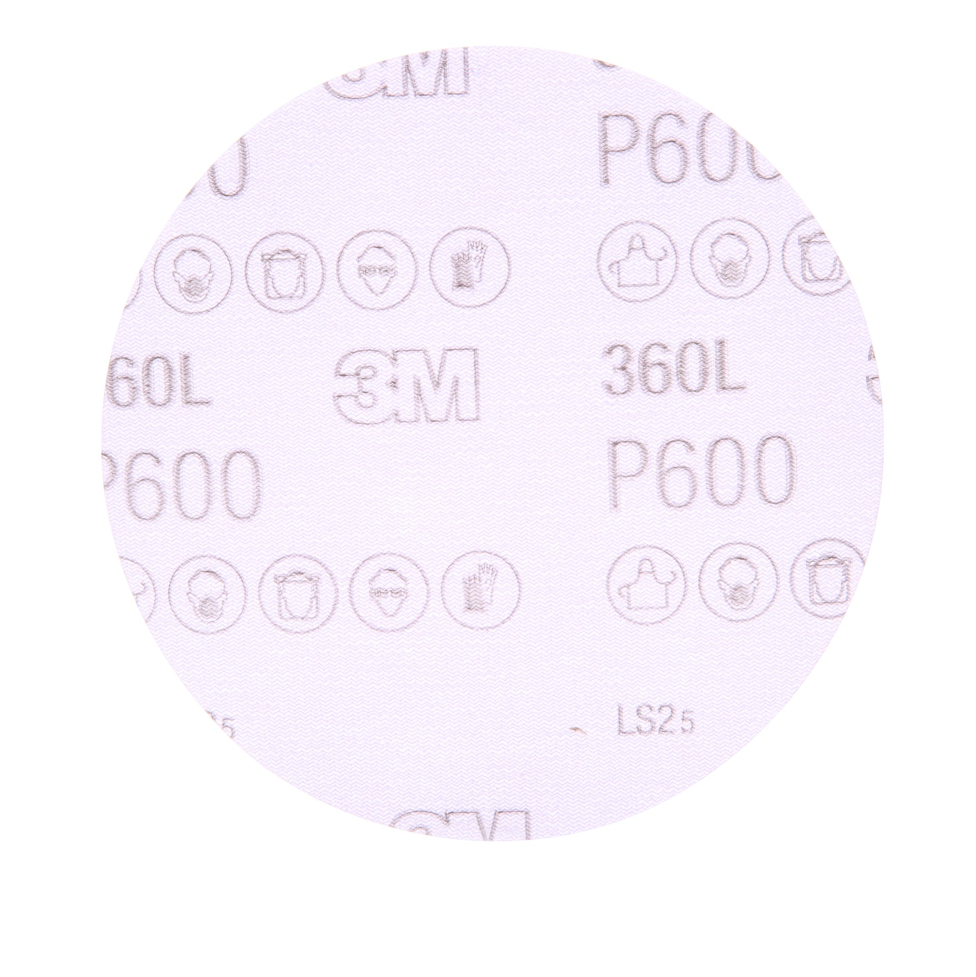 Disque en pellicule Hookit(MC) 3M(MC), 360L, P600, 127 mm x ST (5 po x ST)
