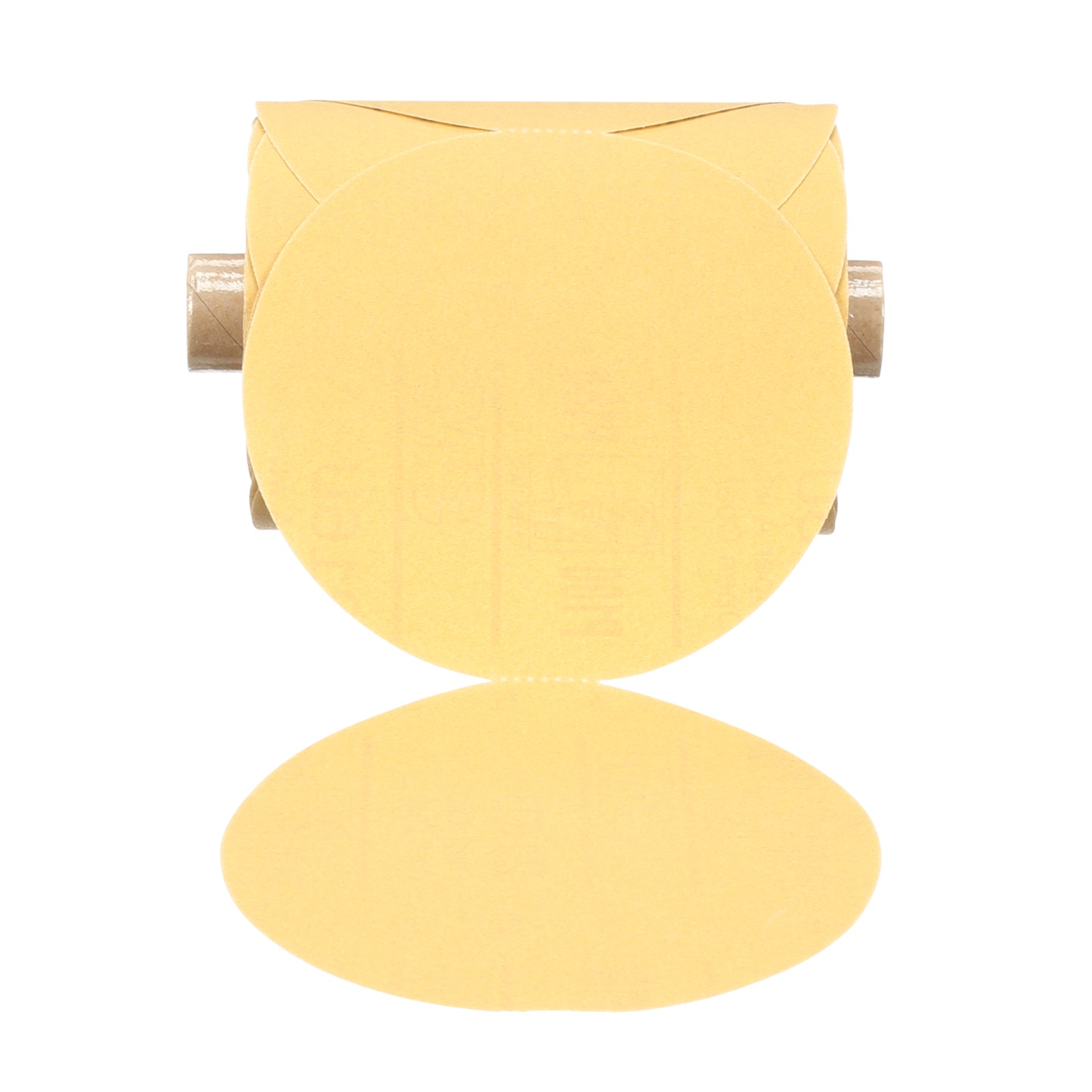 Rouleau de disques en papier or Stikit(MC) 3M(MC), 216U, 37 po x 75 po (939,8 mm x 1 905 mm), 1 x 42 po (25,4 x 1 066,8 mm)