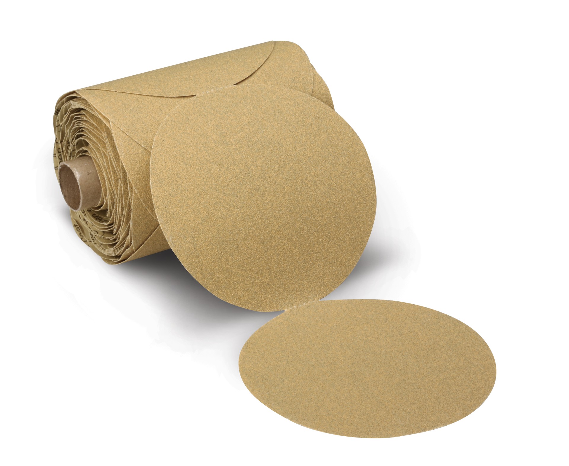 Rouleau de disques en papier Stikit(MC) 3M(MC), 236U, P80, 127 mm x ST (5 po x ST), antipoussière, 100 disques/rouleau