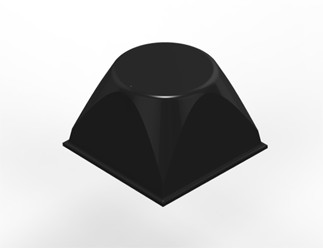 Produit de protection Bumpon (MC) 3M, SJ5514 noir, 1000 par caisse