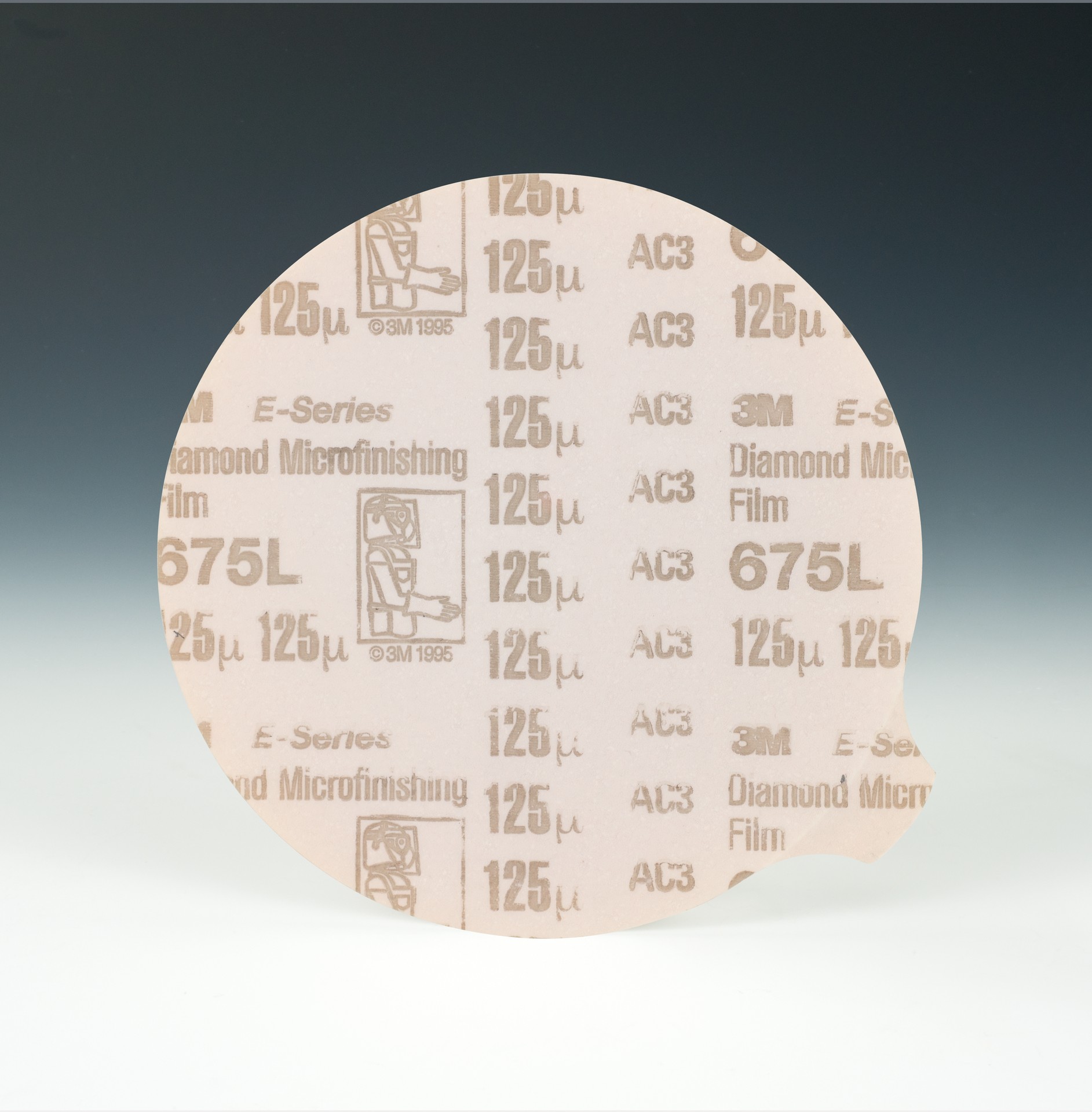Disque en pellicule de microfinition diamanté autoadhésif 675L 3M(MC)