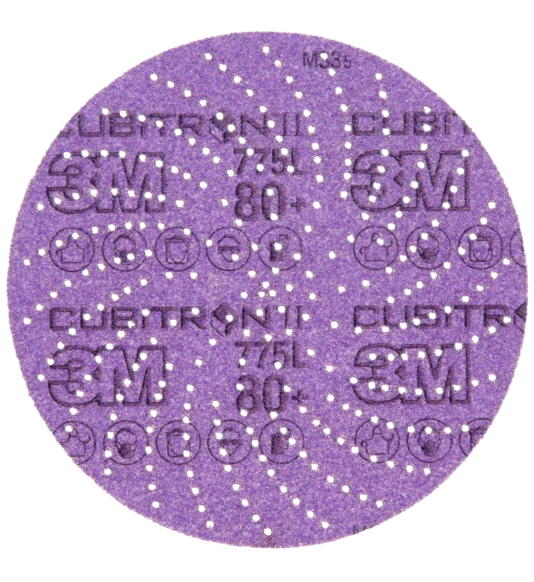 Disque en pellicule 775L Cubitron(MC) II 3M Xtract(MC), 80+, 152,4 mm (6 po), emporte-pièce 600LG