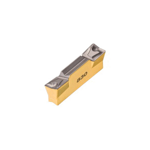 Iscar 6200310 HELIFACE Double End Utility Grooving Insert Rectangle Shape HFPR Insert 5004 Insert Right Hand Cutting 5 mm W Cutting Manufacturer's Grade: IC808 PVD-TiAlN/AlTiN+TiN Coated Material Grade: H K M P S