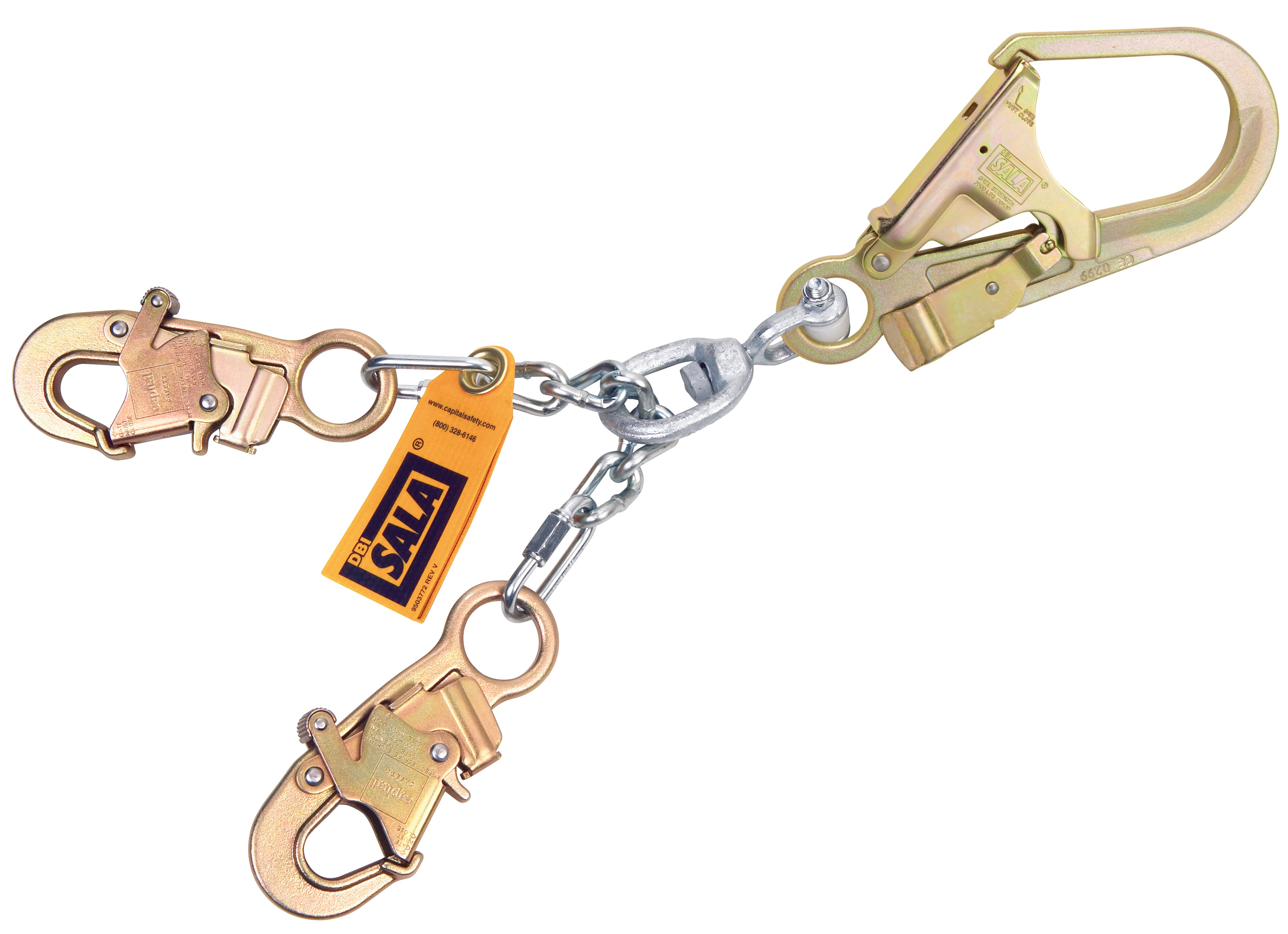 Longe de positionnement/barre d’armature à chaîne pivotante DBI-SALA® 3M(MC) 5920050, 1,7 pi (0,52 m)