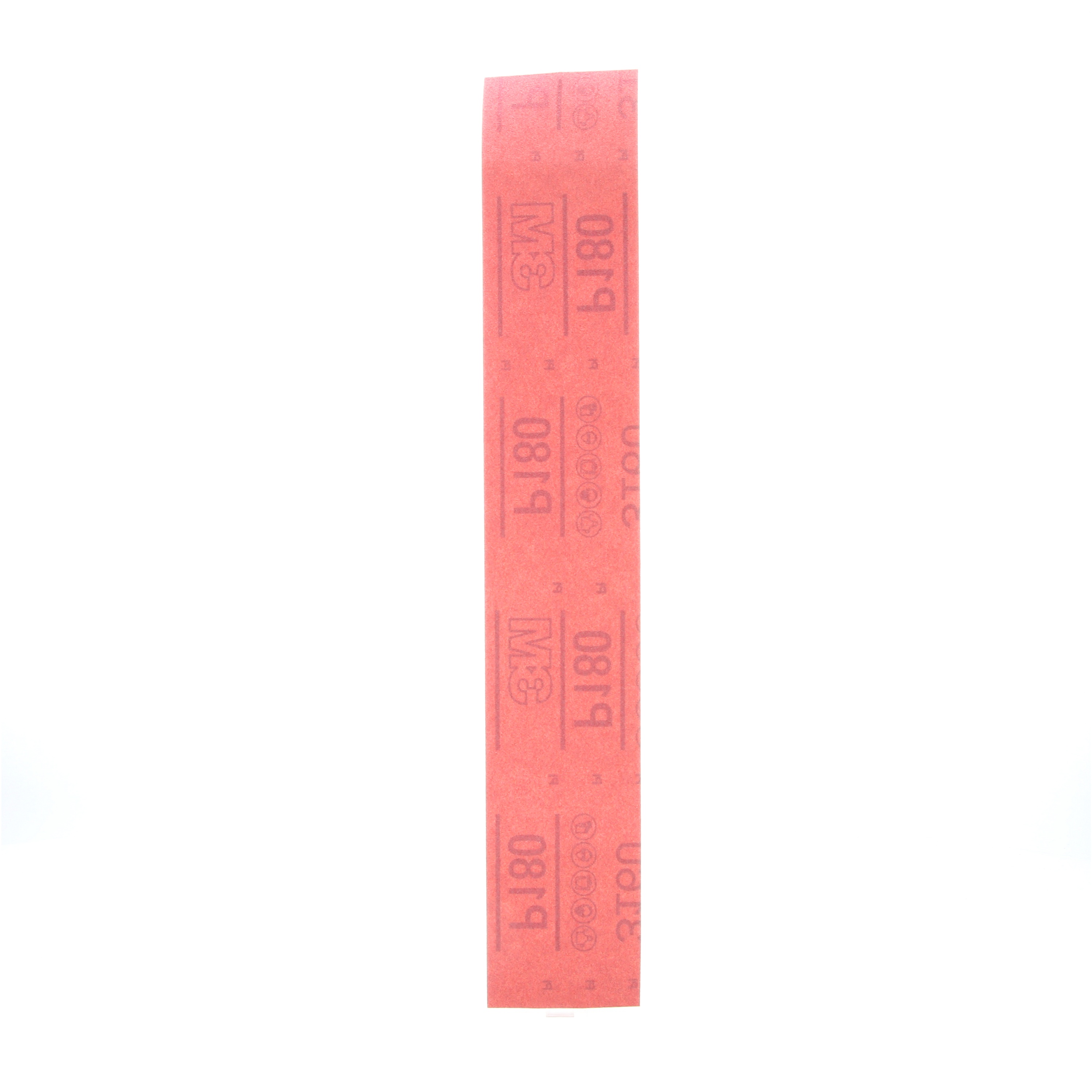 Feuille abrasive rouge Hookit(MC) 3M(MC) 316U, 01179, P180, 2-3/4 po x 16 1/2 po, 25 feuilles par carton, 5 cartons par caisse