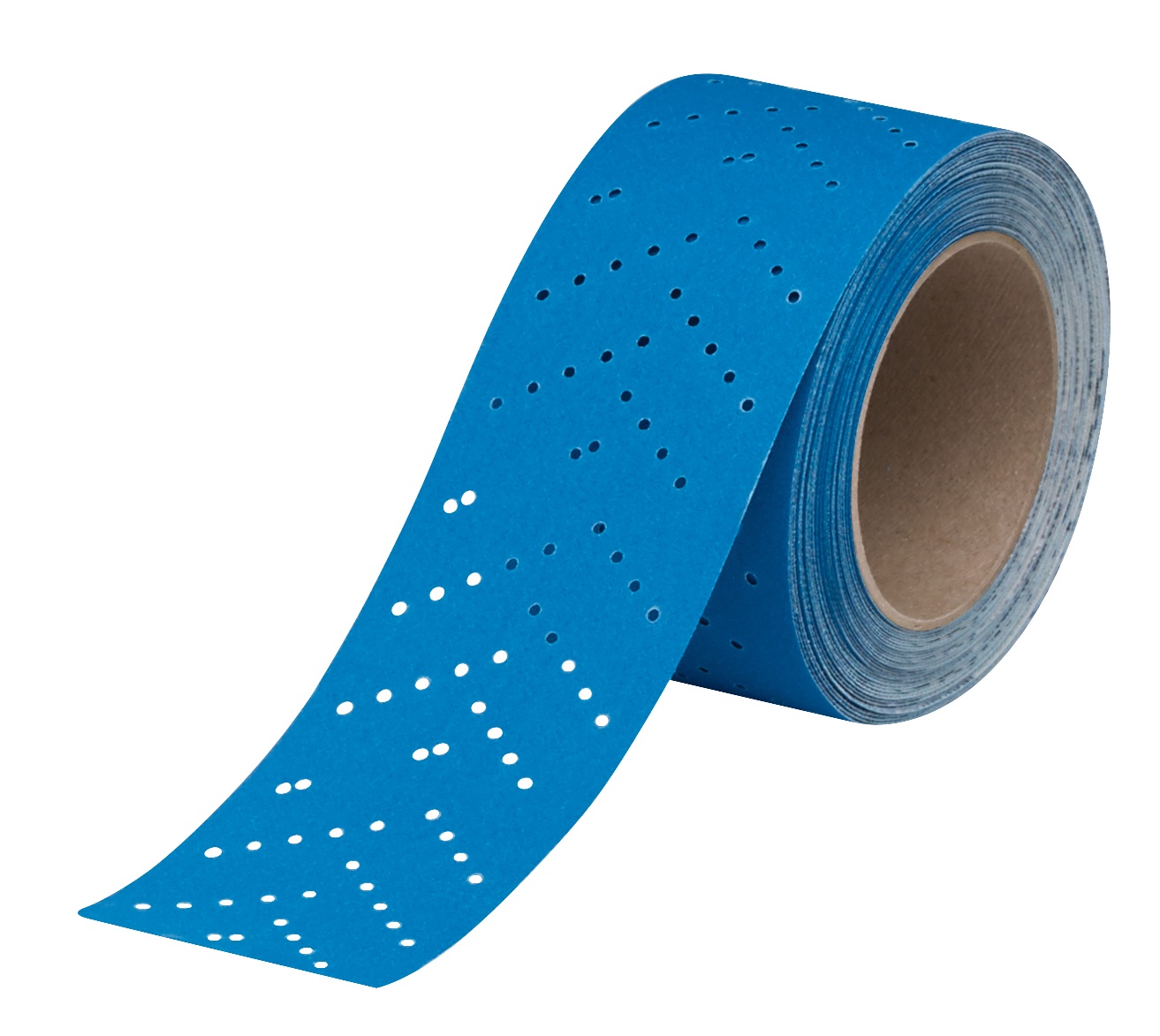 3M Hookit™ Blue Abrasive Sheet Roll 321U, 36193, 240+, Multi-hole, 2-3/4 in x 13 yd (69.85 mm x 11.89 m), 4/Case