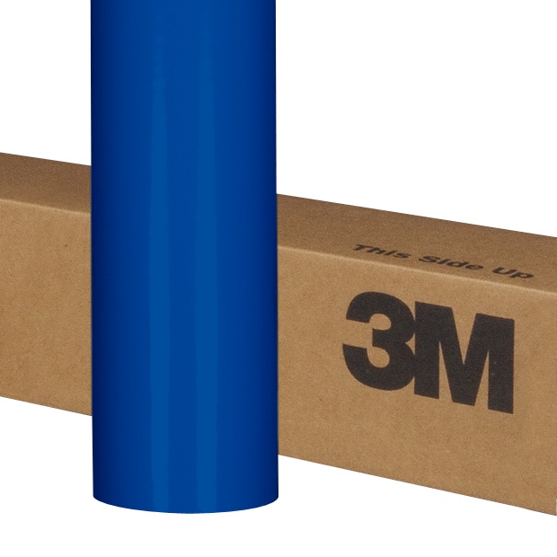 3M Controltac™ Graphic Film with Comply™ Adhesive 180mC-47, Intense Blue, 48 in x 50 yd (122 cm x 150 ft), 1 Roll/Case
